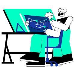 Brand Asset _ Illustration _ Blueprint