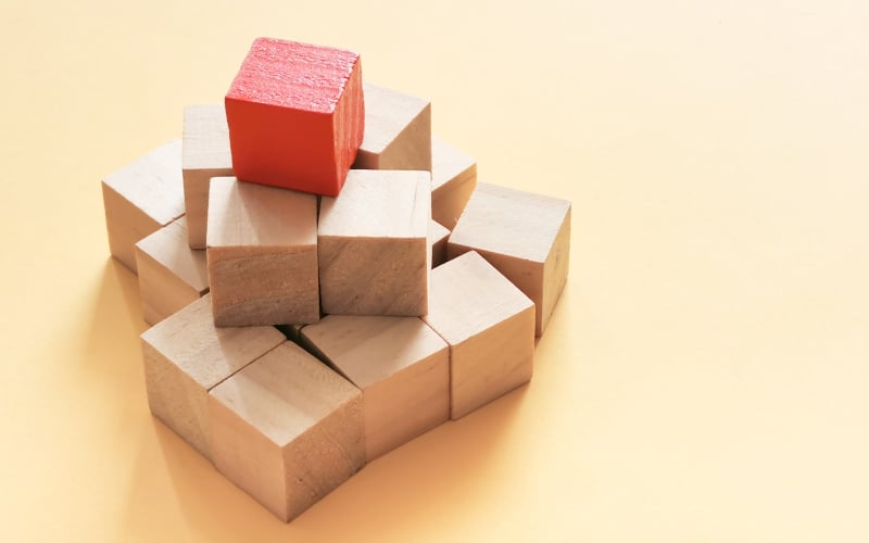 wooden blocks in pile - standardizing data